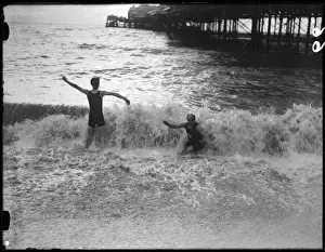 Playing in the Surf