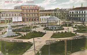Mexico Collection: Plaza de la Libertad, Tampico, Tamaulipas, Mexico