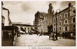 Paving Collection: Plaza de la Republica, Ceuta, Morocco, North Africa