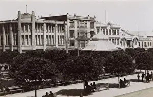 Plaza de la Republica, Valdivia, Chile, South America