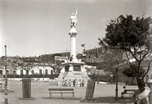 Puerto Prints: The Plaza, San Juan, Puerto Rico, circa 1900