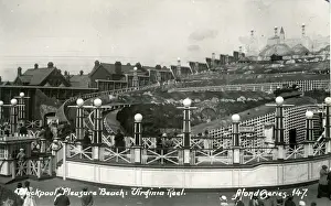 Blackpool Prints: The Pleasure Beach, Blackpool, Lancashire