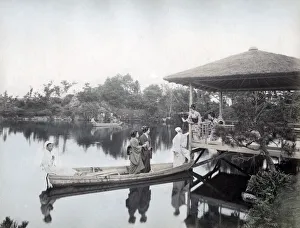 Pleasure boat, Japan, c. 1890