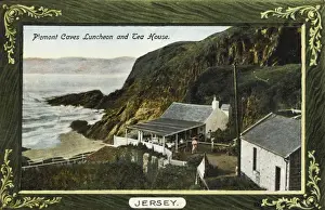 Luncheon Prints: Plemont Caves - Luncheon and Tea House, Jersey