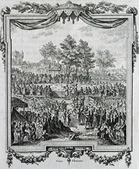 Brienne Prints: Plenary Court. Engraving, 1848