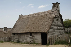 Images Dated 9th June 2008: Plimoth Plantation or Historical Museum. English village. Pl