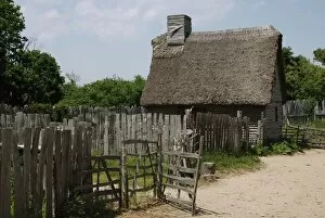 Images Dated 9th June 2008: Plimoth Plantation or Historical Museum. English village. Pl