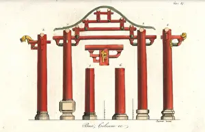 Nation Prints: Plinths and columns from Chinese architecture