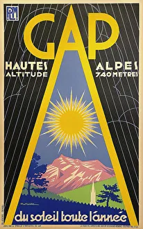 PLM poster, French Alps