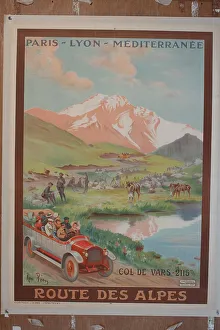 Snow Capped Prints: PLM Poster - Routes des Alpes - Col de Vars