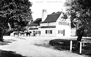 Pathway Prints: Plough Inn, Old Malden, Worcester Park, SW London (Surrey)