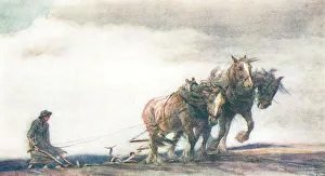 Hughes Prints: The Plough Team