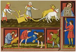 Ploughing, 11th Century