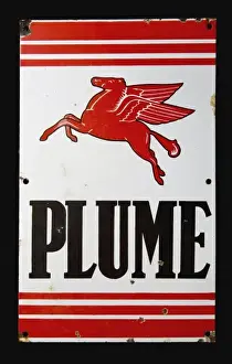 Plume Oil sign