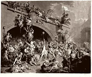 The plundering of the Kings cellar, Paris, 10th August, 179