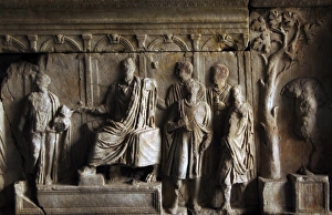 Images Dated 3rd April 2009: Plutei of Trajan. Relief. Rome. Italy