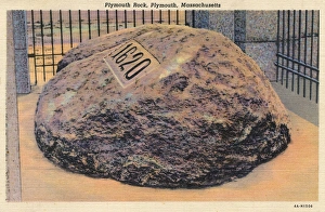 Images Dated 11th August 2015: Plymouth Rock, Plymouth, Massachusetts, USA