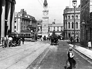 Plymouth - Royal Hotel and Clock Tower