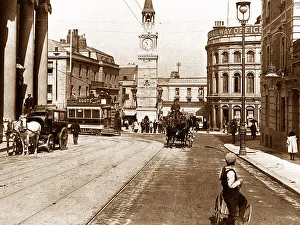 Plymouth - Royal Hotel and Clock Tower
