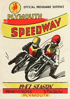 Plymouth Speedway Motorbike Racing 1947 Season