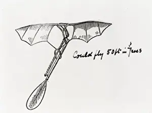 Pnaud model aircraft of 1872