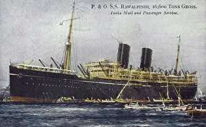 Steamship Gallery: P&O Mail and Passenger liner - SS Rawalpindi
