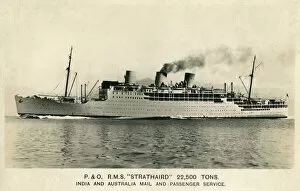 Steamship Gallery: P&O RMS Straithaird