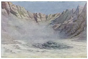 Volcanoes Prints: Poas Volcano, Costarica