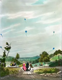 Pococks Char-Volant or Kite Carriage, 1827