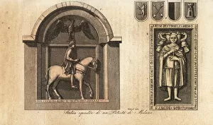 Giarrè Collection: Podestas or Mayors of Milan, 13th / 14th century