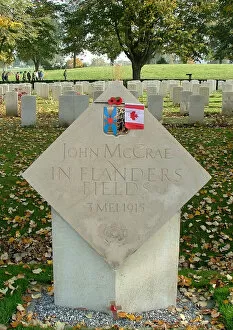 Poppy Collection: Poet and Doctor Colonel John McCrae Memorial