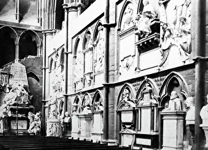 Poets Prints: Poets Corner, Westminster Abbey, London