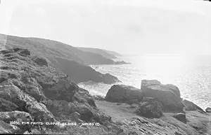 Wildflowers Prints: Five Points at Clodgy, St. Ives