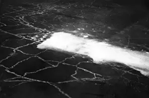 Fatal Prints: Poison gas attack, Hulluch, France, aerial photograph, WW1