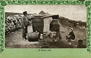 Kids Prints: A Poitin still - Northern Ireland