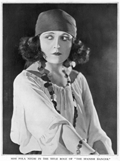 Pola Negri as the Spanish Dancer Pola Negri as the Spanish Dancer