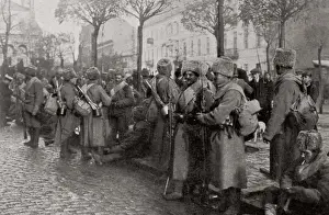 Russians Prints: POLAND. Warsaw. The first World war. Oriental front