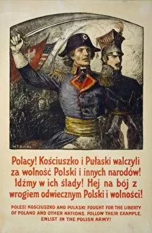 Kosciuszko Collection: Poles! Kosciuszko and Pulaski fought for the liberty of Pola