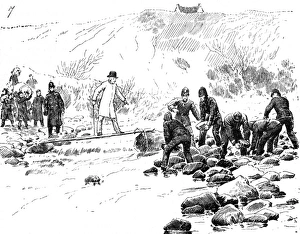 Images Dated 3rd September 2015: Police, under direction of the sheriff. Isle of Skye