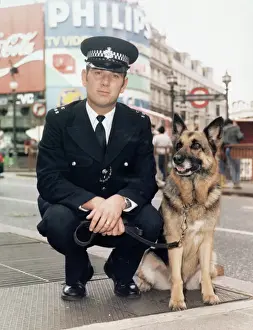Police dog handler
