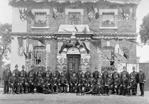 Police Men Gallery: Police group on Coronation Day, 1911