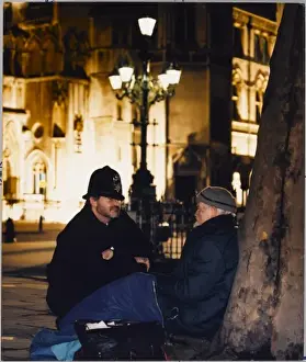 Compassion Prints: Police and Homeless Man