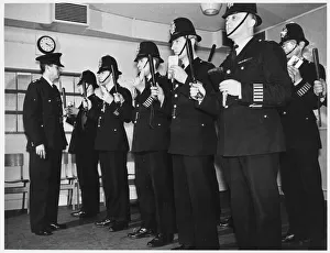 Police Men Gallery: Police Inspection