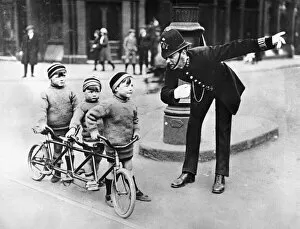 Bicycle Collection: Police Officer / Children