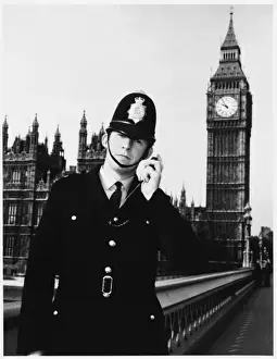 Police Officer on Radio