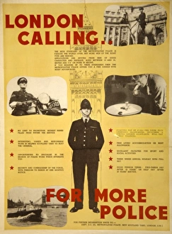 Images Dated 28th February 2007: Police Recruitment Sign