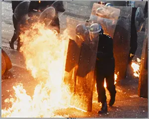 POLICE RIOT TRAINING