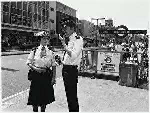 Notting Collection: Police on Walkie Talkie