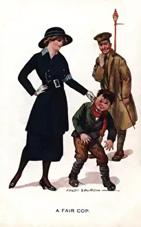 Spurgin Prints: Police Woman WW1