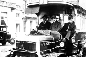Policeman on a bus